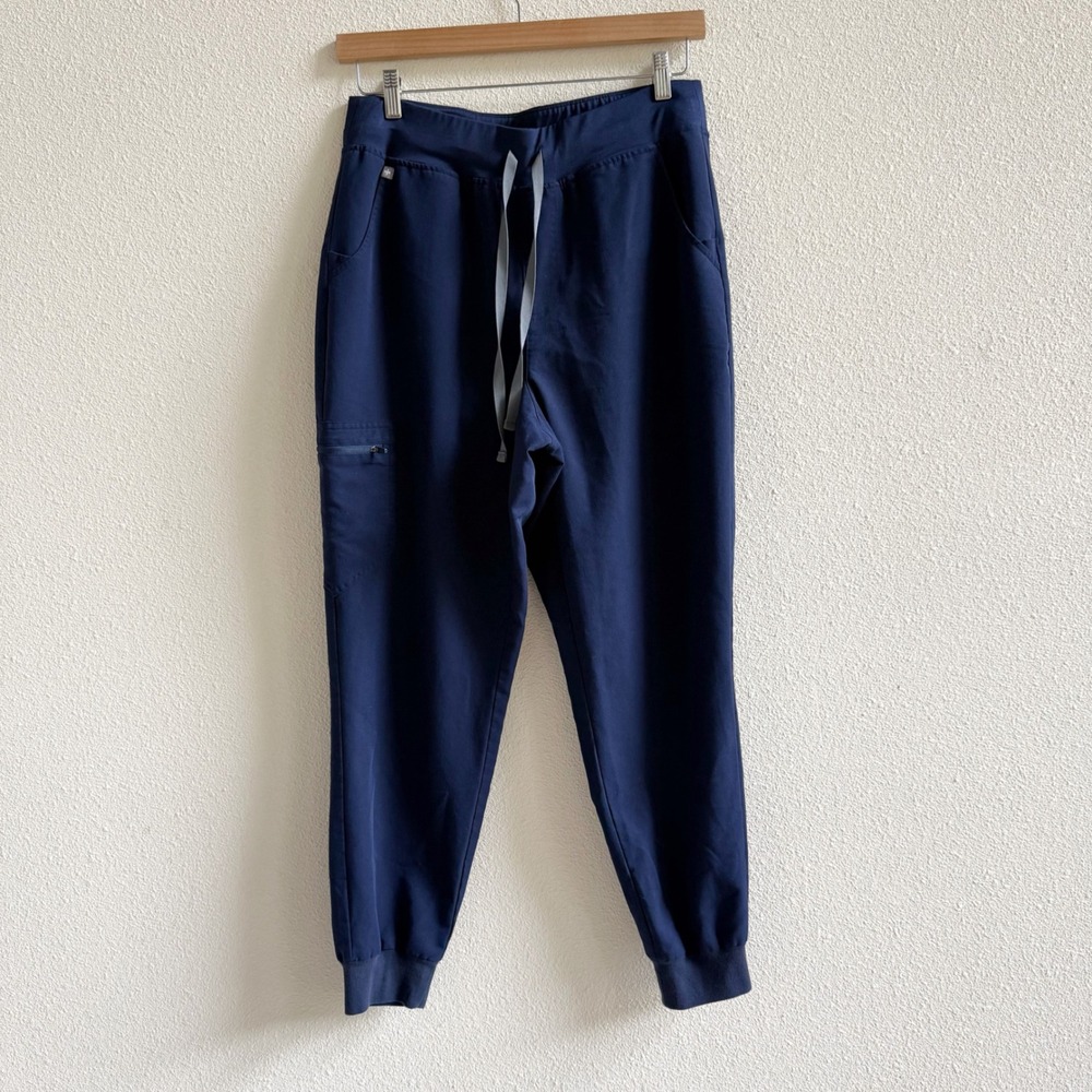 Figs Scrub Pants Mens Large Navy Blue Excellent Jogger Cargo FIONx